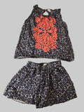 Girls size 10 Short sleeve summer top and shorts