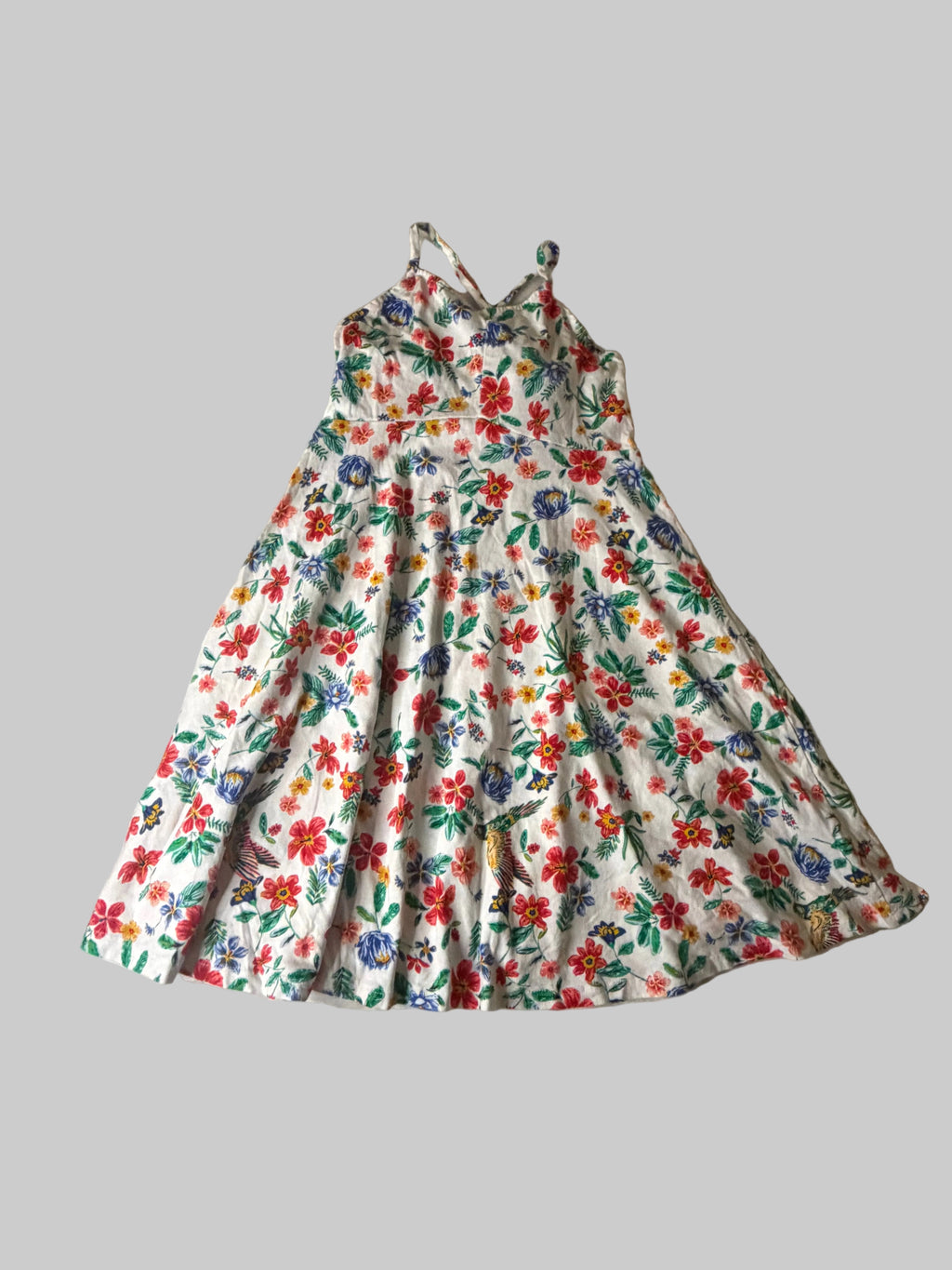 Summer flower girl dress size 8 (fits a 7-8 regular size)